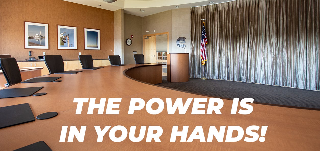 The power is in your hands